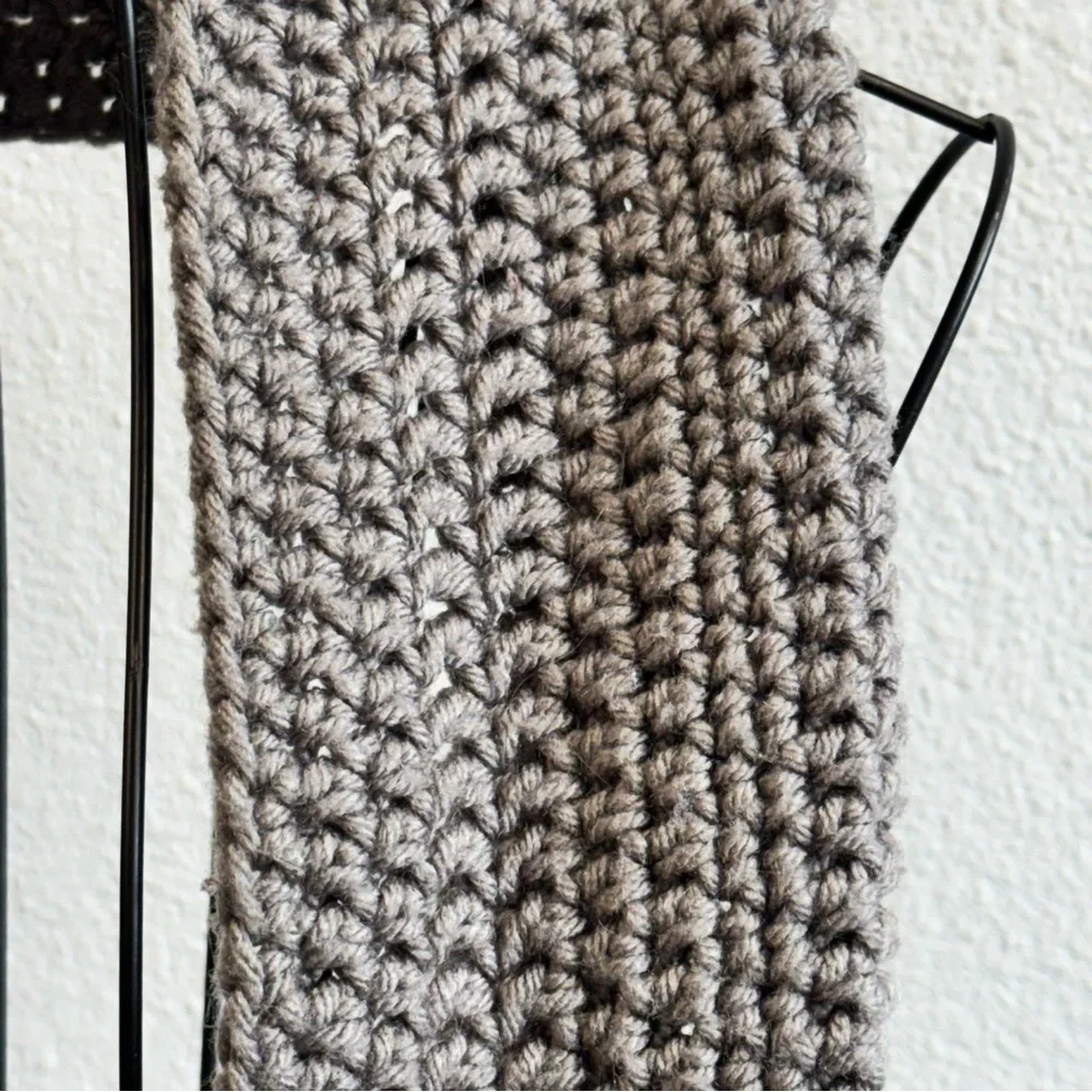 Chic Hand Crocheted Infinity Scarf